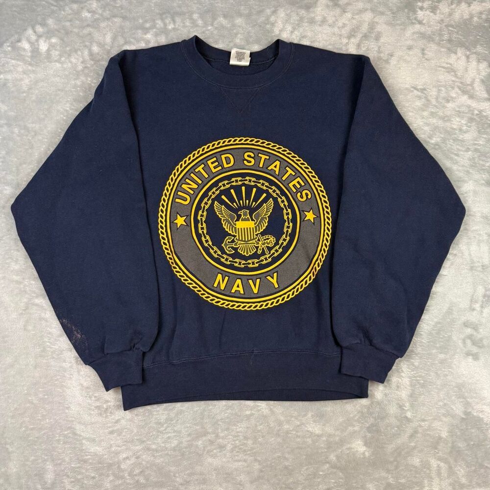 Soffe Men's Navy and Blue Sweatshirt